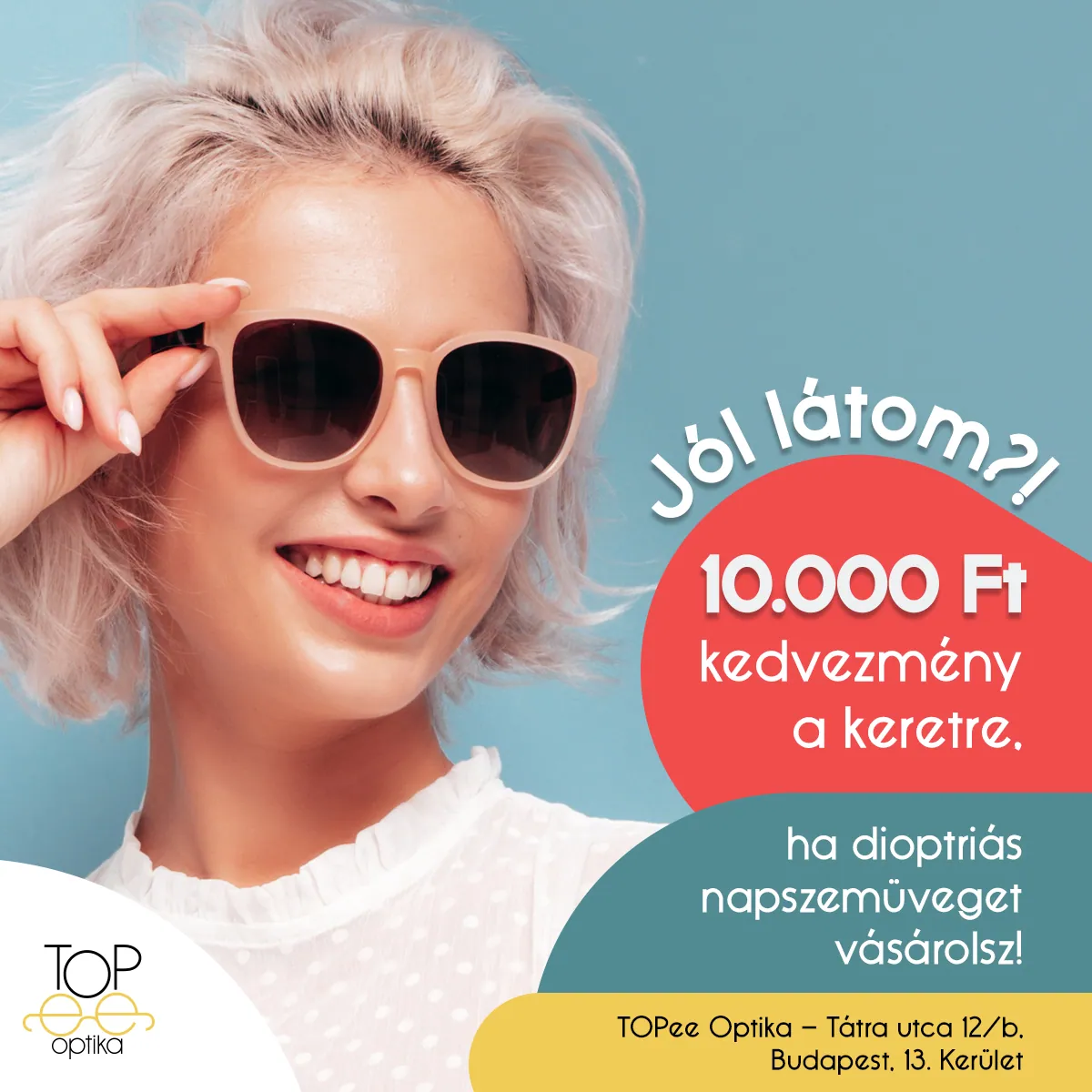 Jól látom?! Tavaszi dioptriás napszemüveg akció, hogy ne kelljen hunyorognod a napfényben!