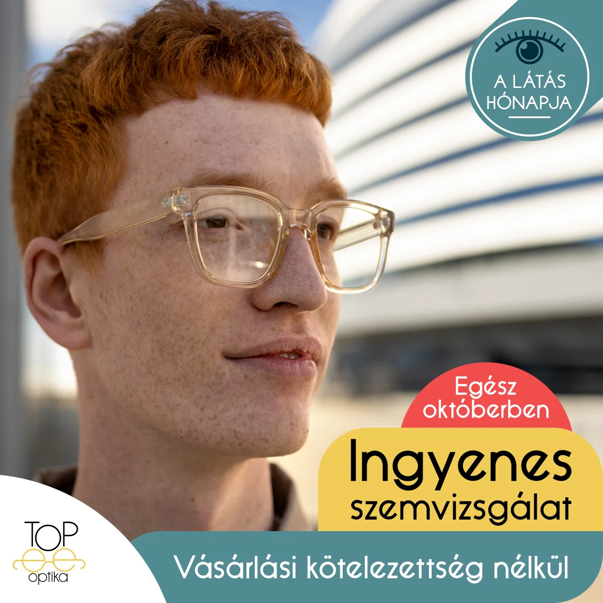 A látás hónapja: ingyenes szemvizsgálat egész októberben!